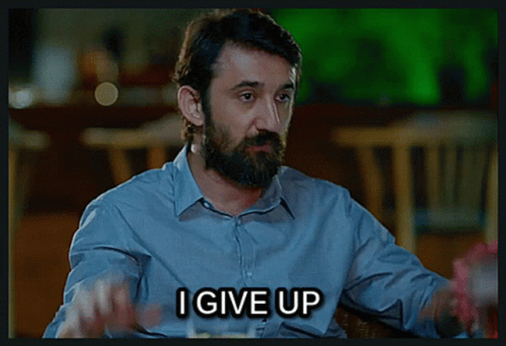 Hands Up I Give Up GIF