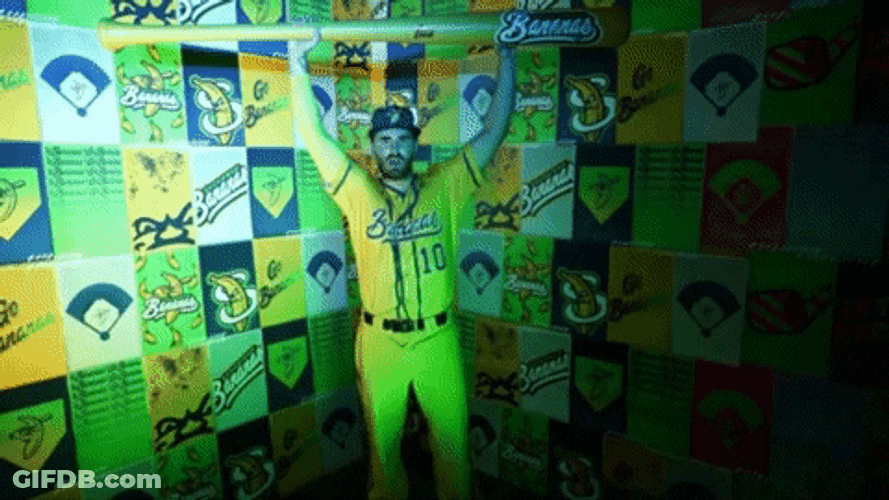 Hands Up Savannah Bananas GIF
