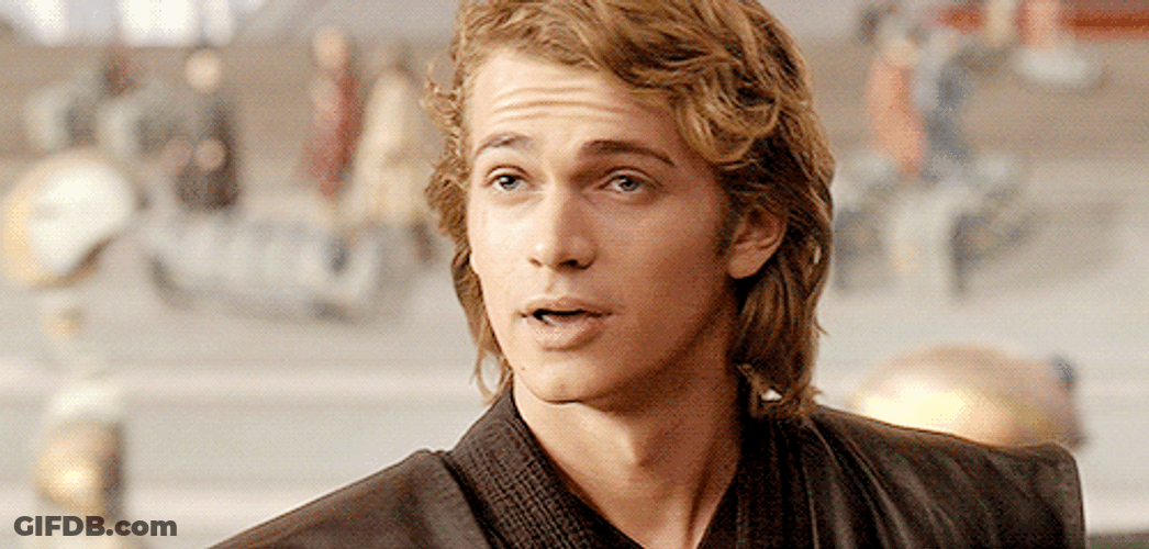 Handsome Anakin Skywalker GIF