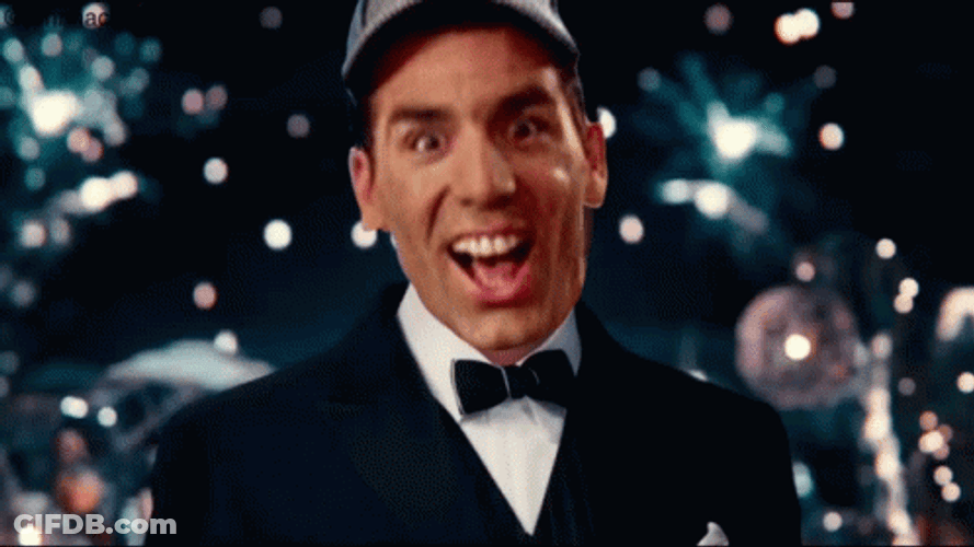 Handsome Guy Cheers Meme GIF