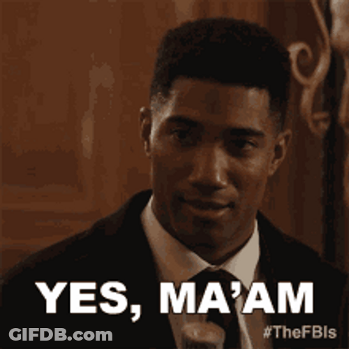 Handsome Guy In Suite Yes Ma'am GIF