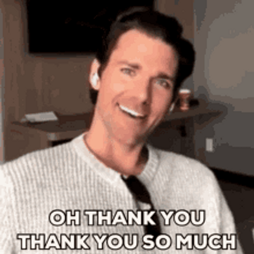 Handsome Guy Perfect Smile Thank You So Much GIF