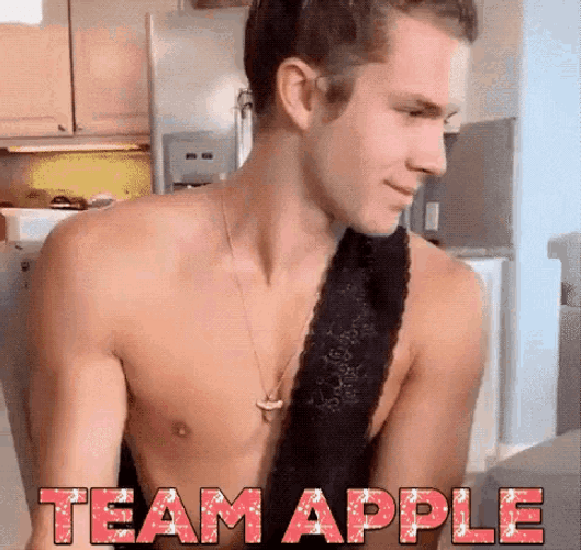 Handsome Guy Team Apple GIF