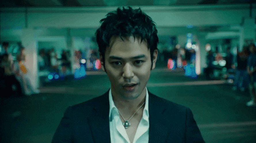 Handsome Man In Car Racing GIF