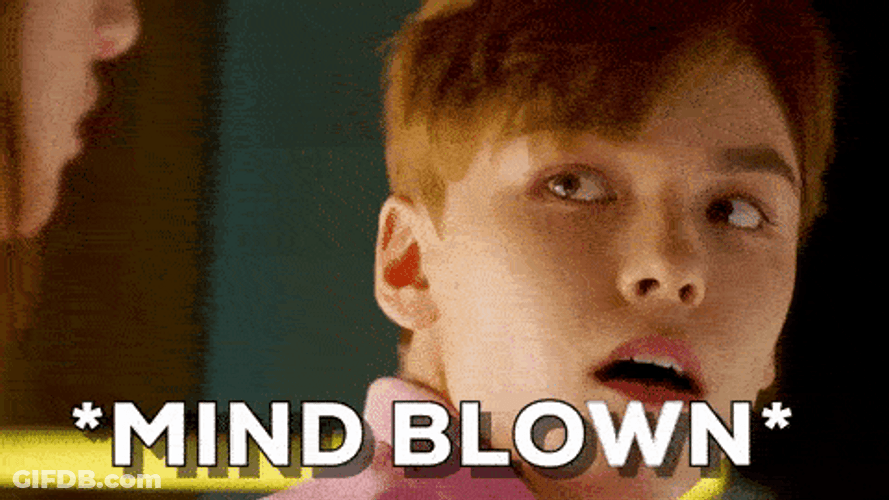Handsome Man Mindblown GIF
