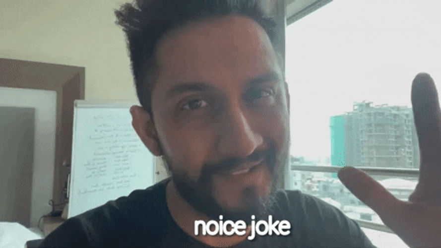 Handsome Man Noice Joke GIF