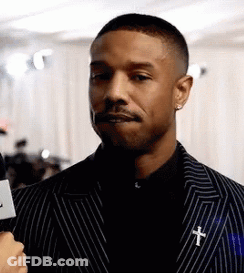 Handsome Michael B Jordan GIF