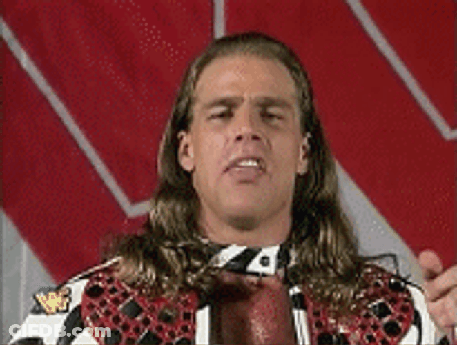 Handsome Shawn Michaels Talking GIF
