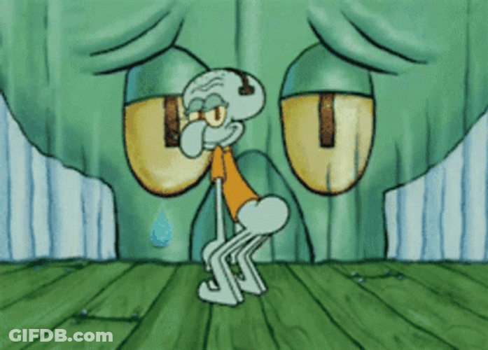 Handsome Squidward Twerking Dance GIF