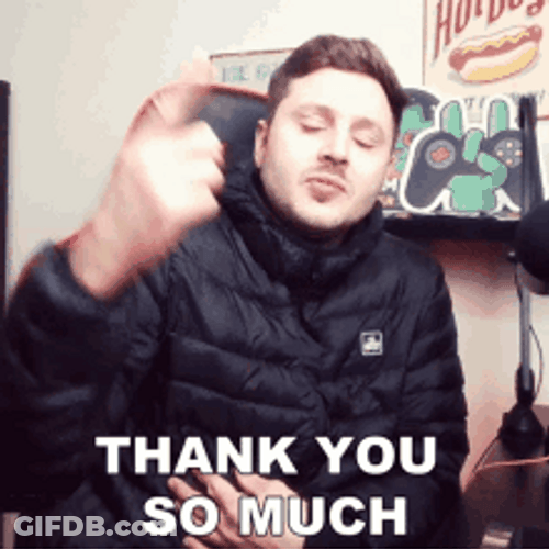 Handsome White Guy Thank You So Much GIF