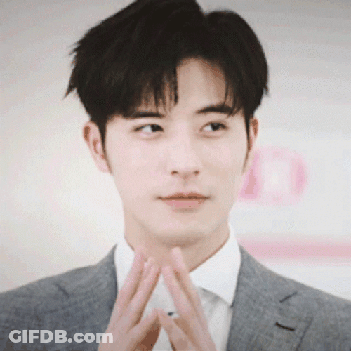 Handsome Xu Kaicheng Plotting Scene GIF