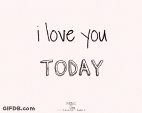 Handwritten I Love You Tomorrow Message GIF