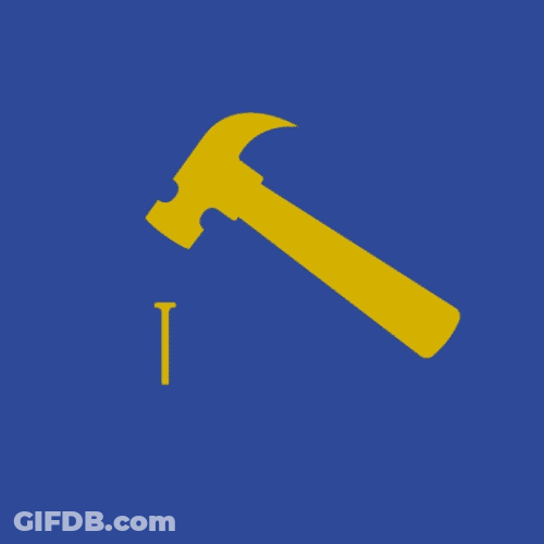 Handyman Hammer Tool GIF