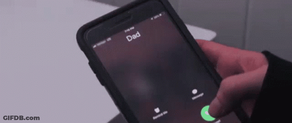 Hang Up On Dad GIF