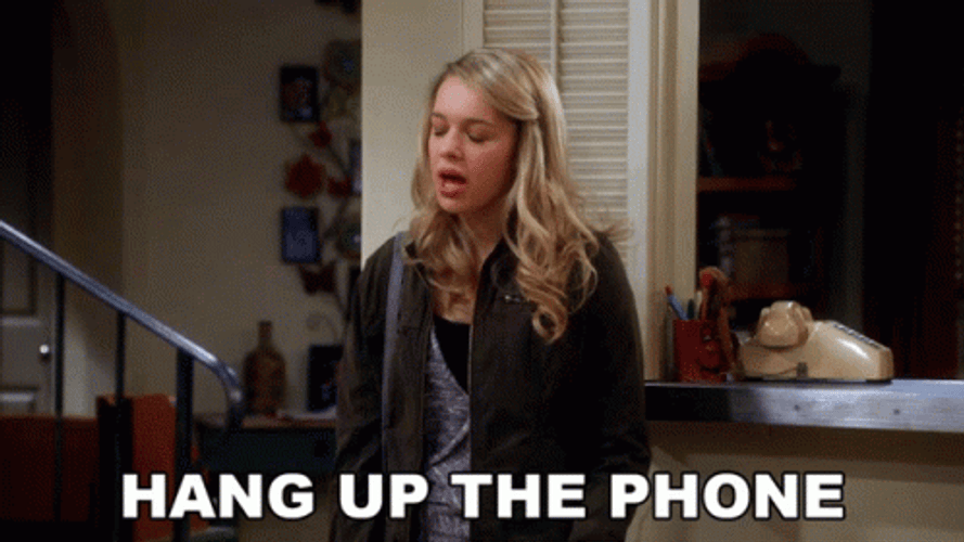 Hang Up The Phone Violet Plunkett GIF