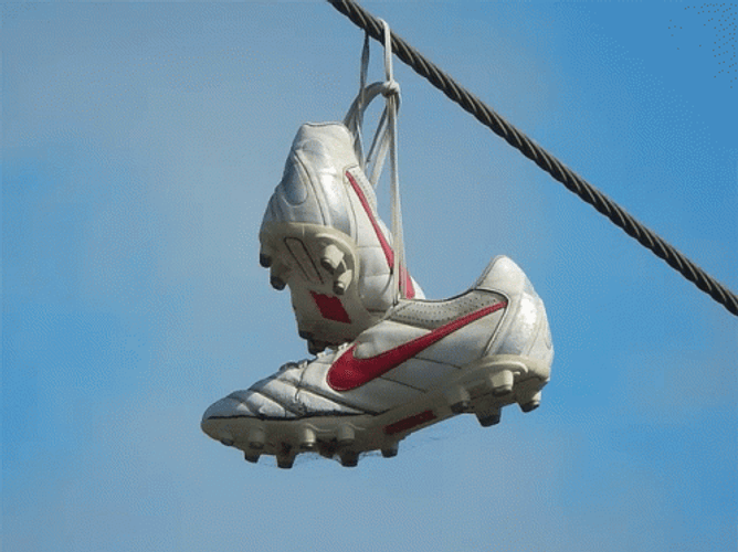 Hang Up The Shoes GIF