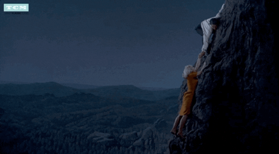 Hanging Cary Grant Help GIF
