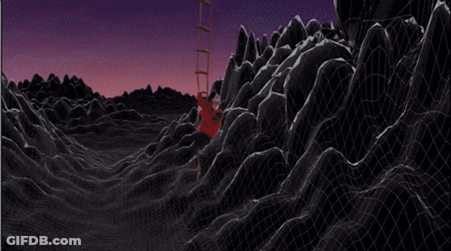 Hanging On Chopper Ladder Camera Trick GIF