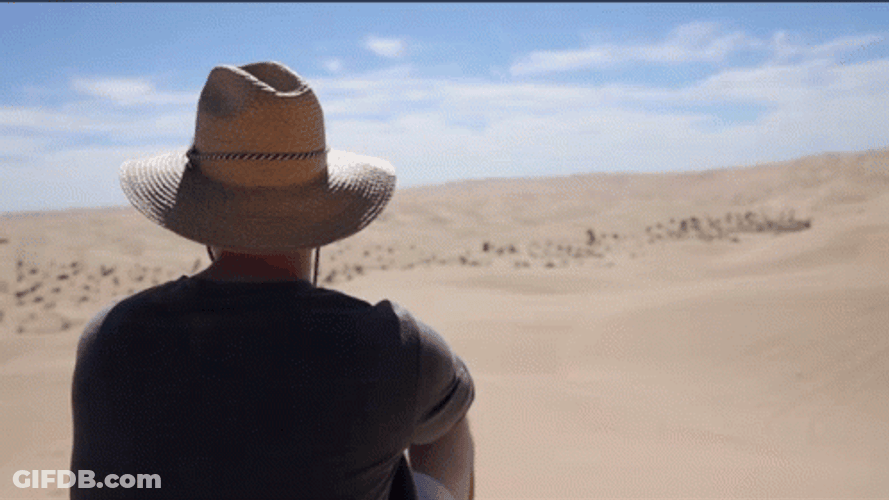 Hanging Out In The Desert GIF
