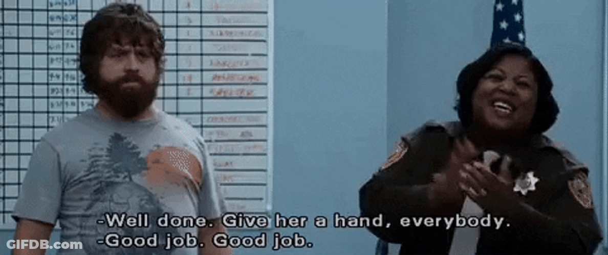 Hangover Alan Good Job Everyone Mr Chow GIF