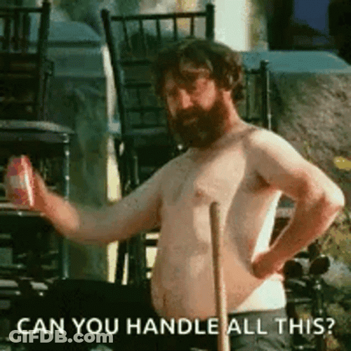 Hangover Can You Handle All This GIF