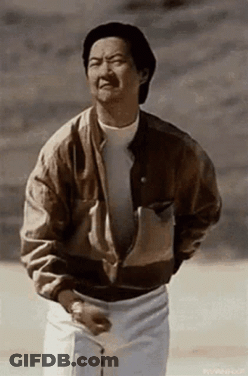 Hangover Mr Chow Hand Gesture GIF