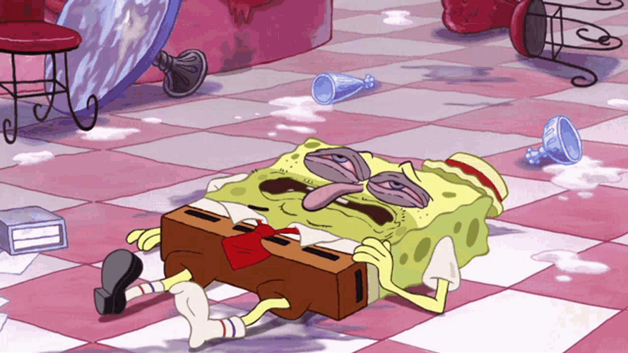 Hangover SpongeBob GIF