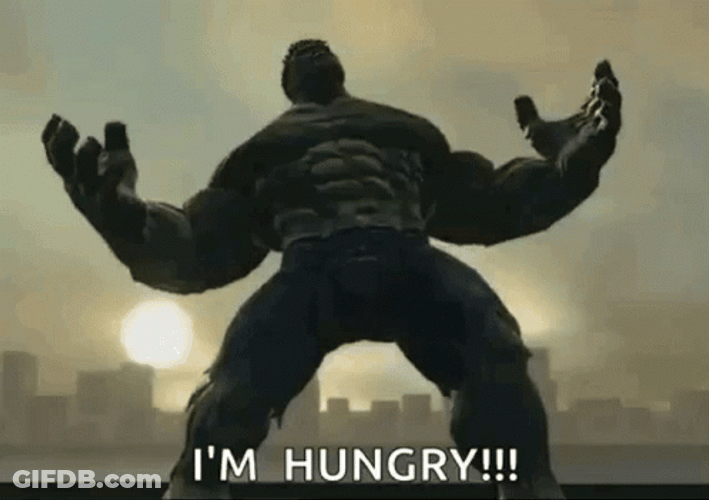 Hangry Angry Hulk Yelling GIF