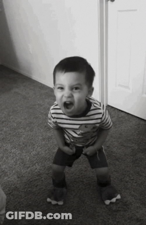 Hangry Kid Going Wild GIF