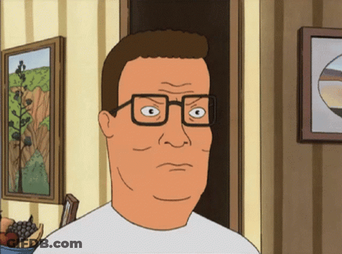 Hank Hill Eye Twitching GIF