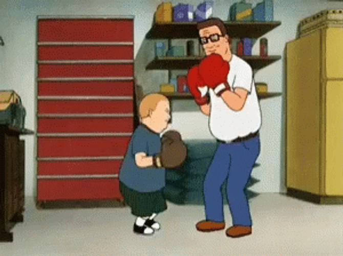 Hank Hill Kick In The Nuts Animation GIF