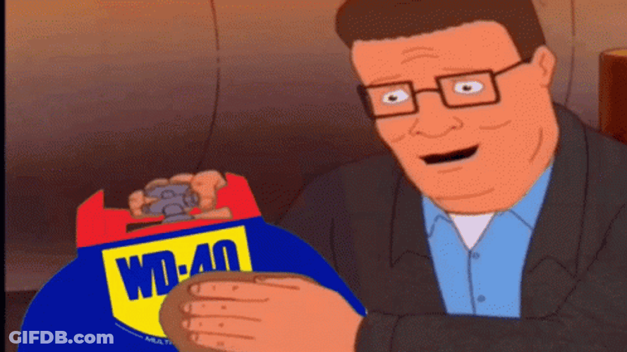 Hank Hill Wiping GIF