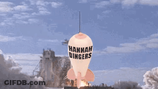 Hannah Dingers Rocket Launched Into Space GIF