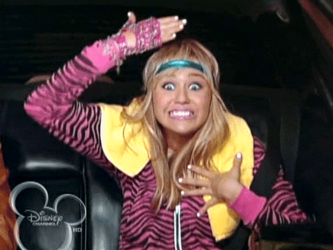 Hannah Montana Emotions GIF