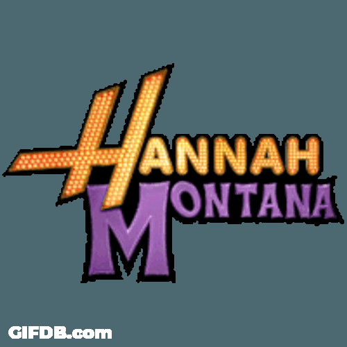 Hannah Montana Logo Sticker GIF