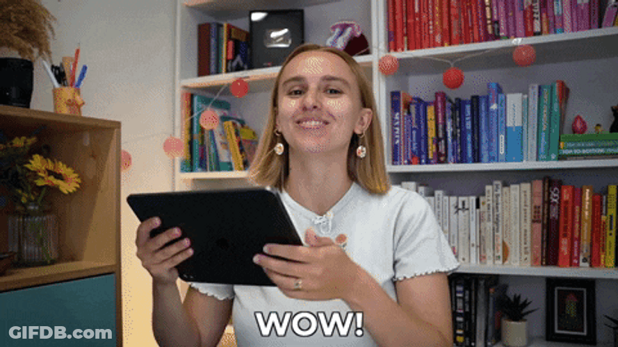 Hannah Witton Wowza Introducing New Product GIF