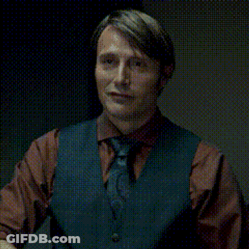 Hannibal Lecter Different Emojis GIF