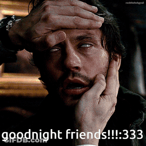 Hannibal Lecter Goodnight Friends GIF
