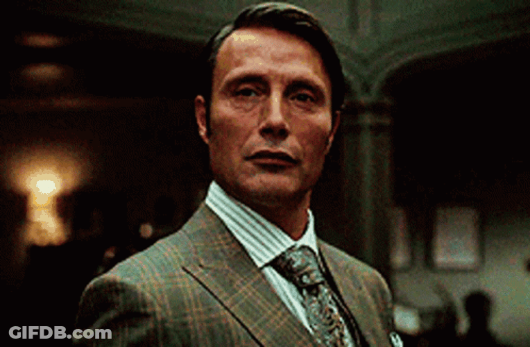 Hannibal Lecter Looking GIF