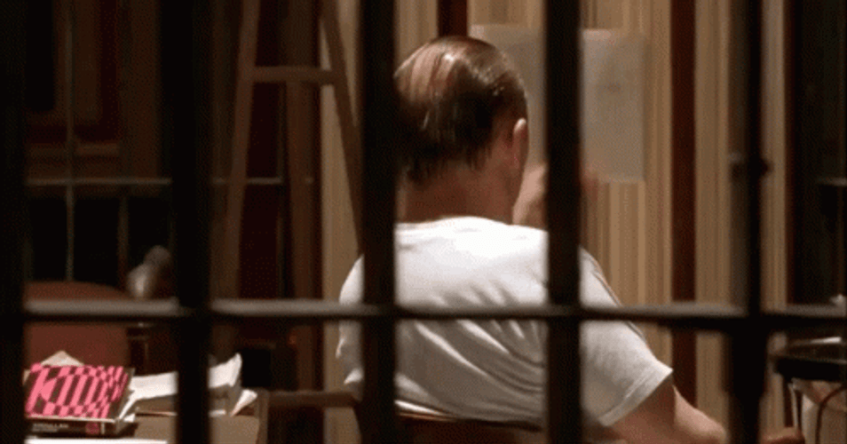 Hannibal Lecter Reading Book GIF