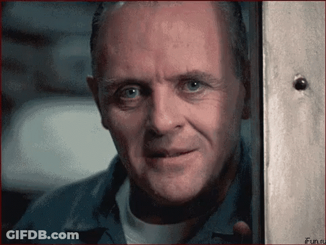 Hannibal Lecter Sniffing Silence Of The Lambs GIF