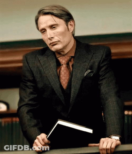 Hannibal Mads Sad Face GIF