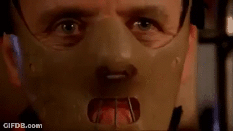 Hannibal Talking On Silence Of The Lambs GIF
