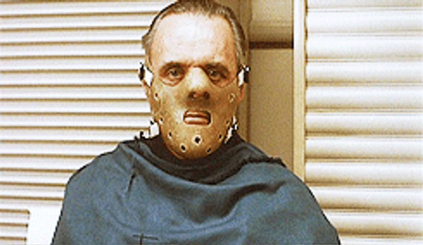 Hannibal Wearing Mask Silence Of The Lambs GIF