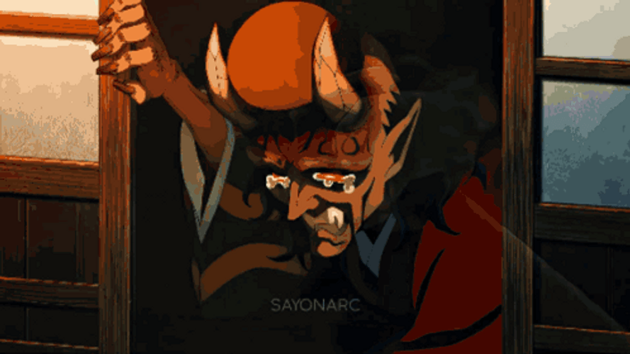 Hantengu Demon Fall GIF