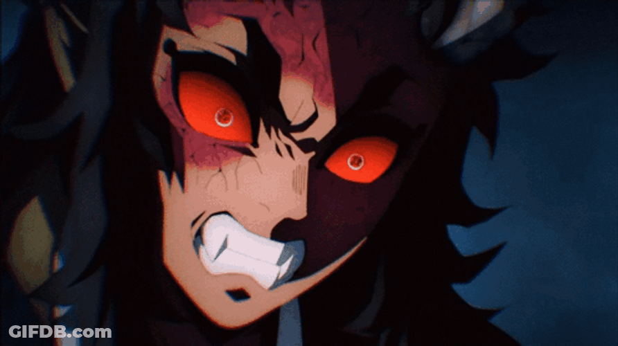Hantengu Teeth Grin GIF