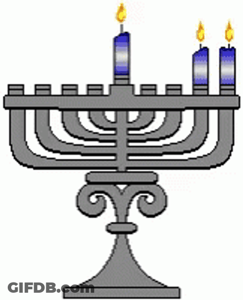 Hanukkah Candle Lighting Visuals GIF