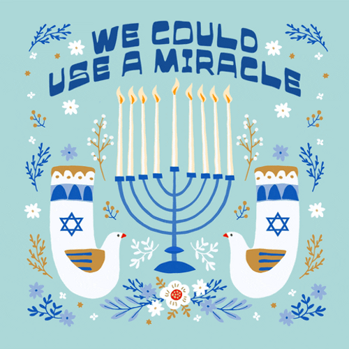 Hanukkah Candle We Could Use A Miracle GIF