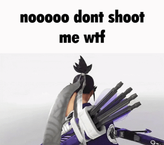 Hanzo Overwatch Shoot Me GIF
