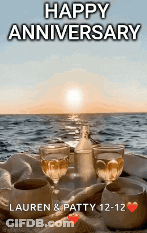 Happy 10Th Anniversary Beach Celebration GIF
